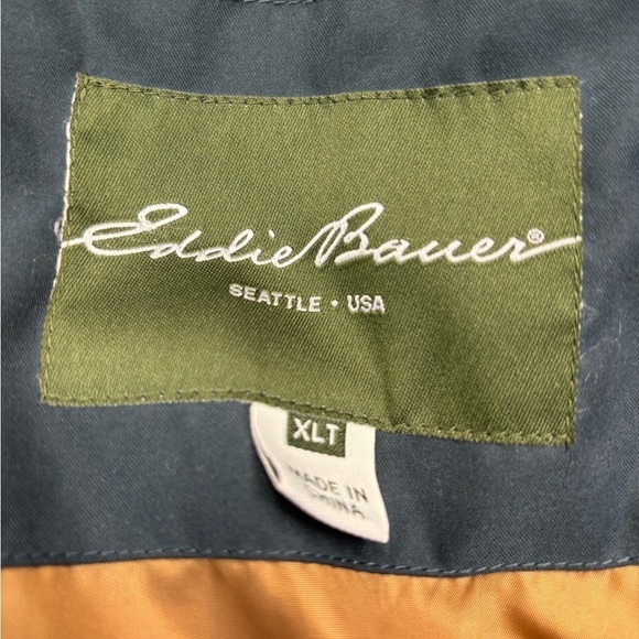 Eddie Bauer Vest Mens XLT Puffer Goose Down EB650 Fill Power Outerwear Hiking - Picture 6 of 7